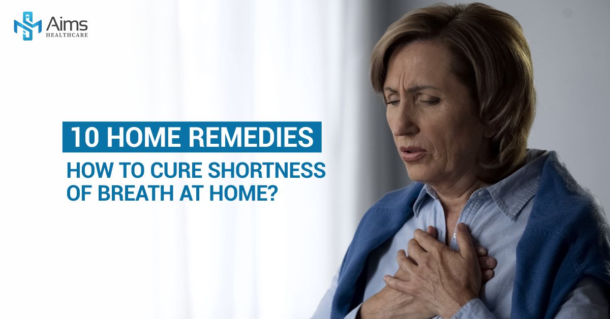 how to cure shortness of breath at home